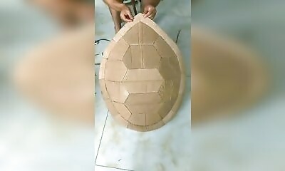 Il réussit un cosplay de Tortue Géniale à petit prix Koideneuf